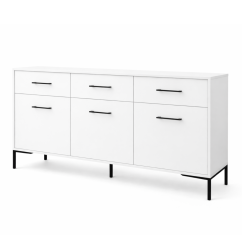 Komoda AG 3S3D – bílá mat
