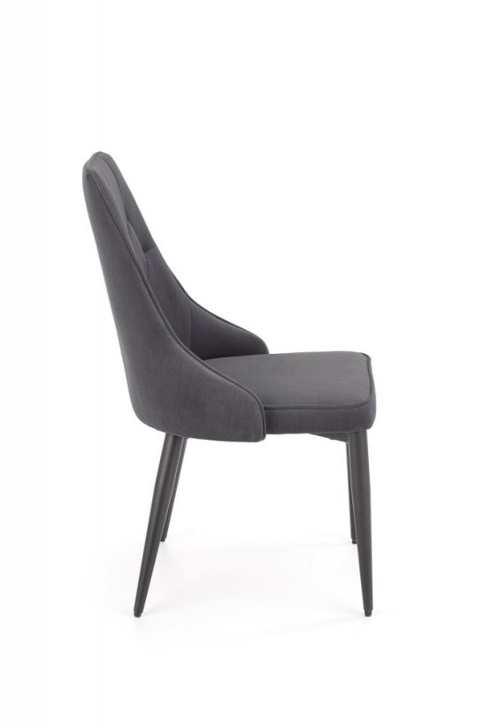 Jedálenská stolička K365 sivá