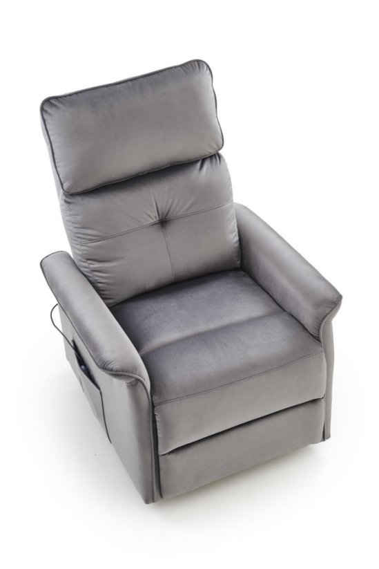 Relaxačné kreslo SEMIR 2 sivé