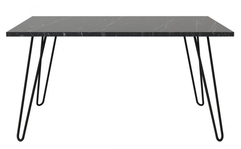 Konferenční stolek DEKARA mramor černý