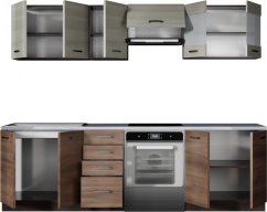Kuchyňská linka AMANDA 2 260 skořicová akácie/dub navara