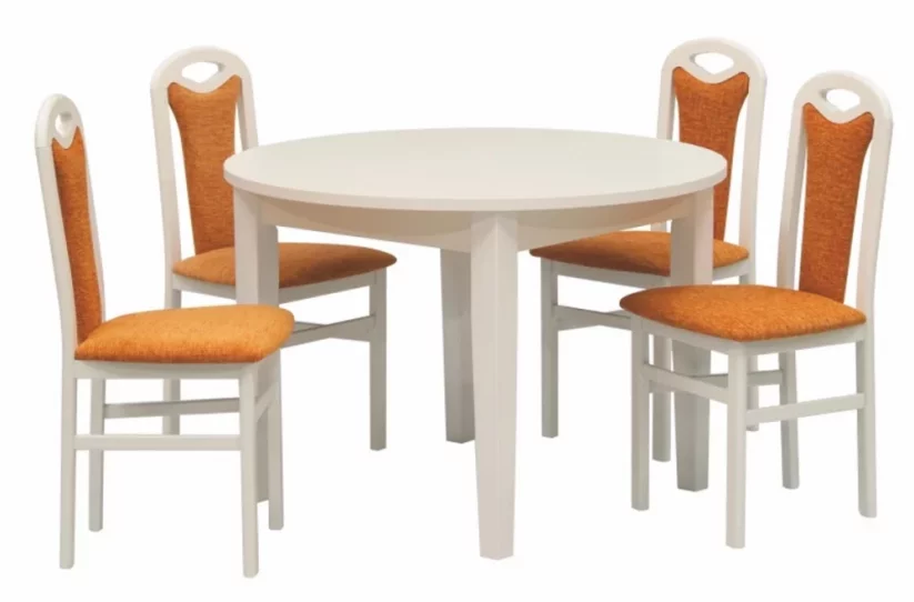 Rozkladací jedálenský stôl FIT výber z farieb ø 110