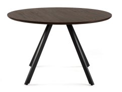 Okrúhly jedálenský stôl GYRUS 120 hnedá