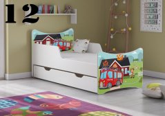 Dětská postel SMB SMALL motiv 12 140x70
