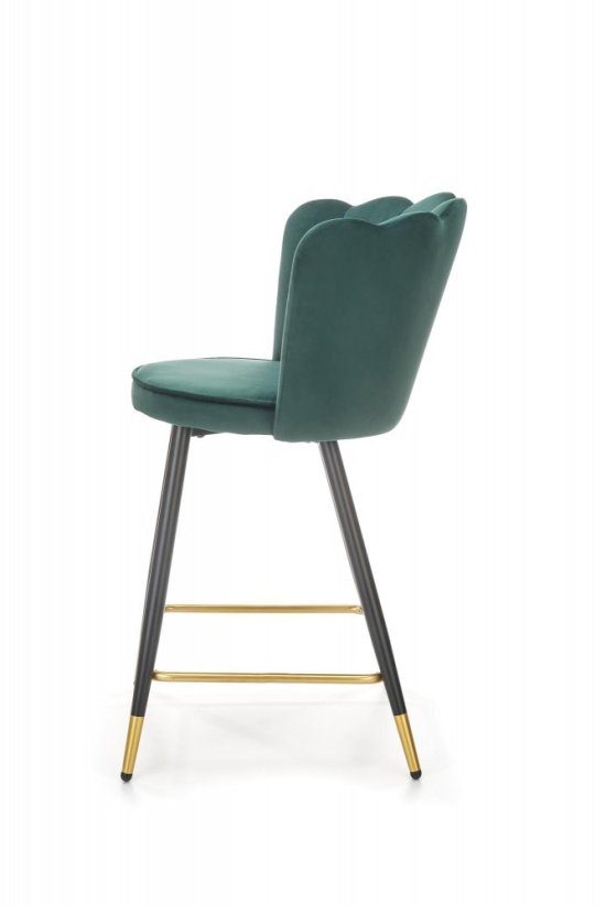 Barová stolička H106 tmavo zelená