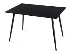 Jedálenský stôl CERAMON 120x80 čierny