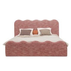 Čalouněná postel TÁŇA 160x200 Silencio červená