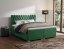 Kontinentálna Boxspring posteľ GEMINI 160x200 výber z farieb