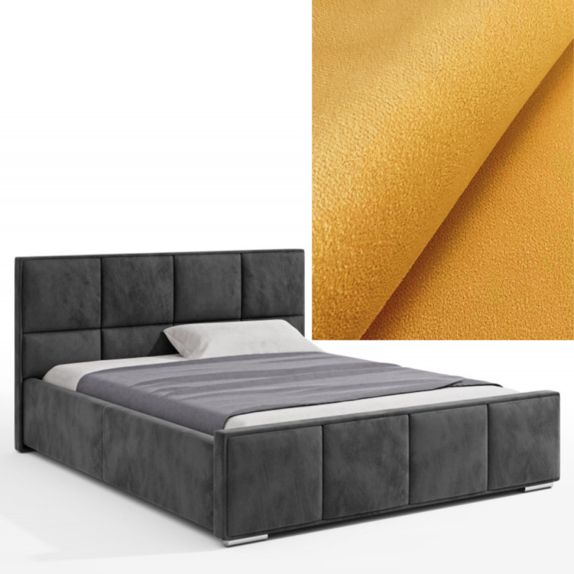 Čalúnená posteľ BELLA 120x200 výber z farieb - Výber poťahovej látky (MD): MANILA_32