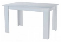 Jídelní stůl rozkládací MANGA bílá 120(170)x80