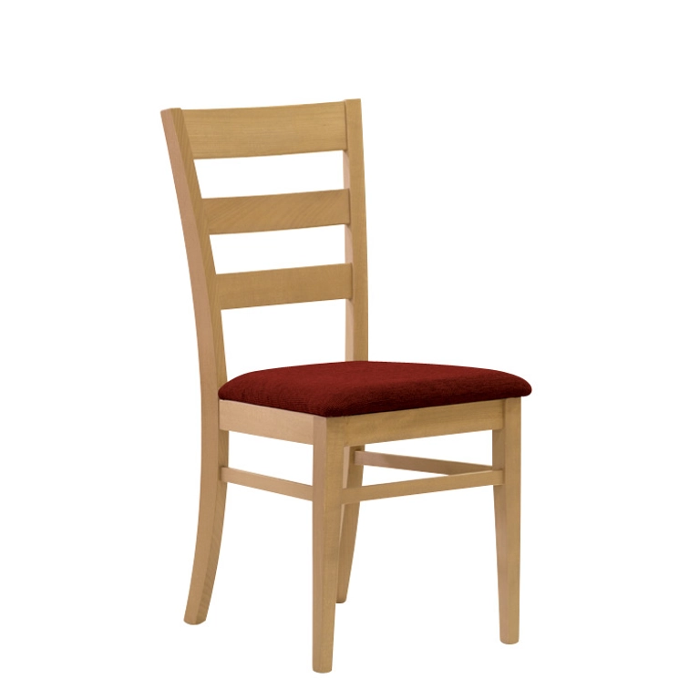 Jedálenská stolička VIOLA s čalúneným sedákom - výber z odtieňov