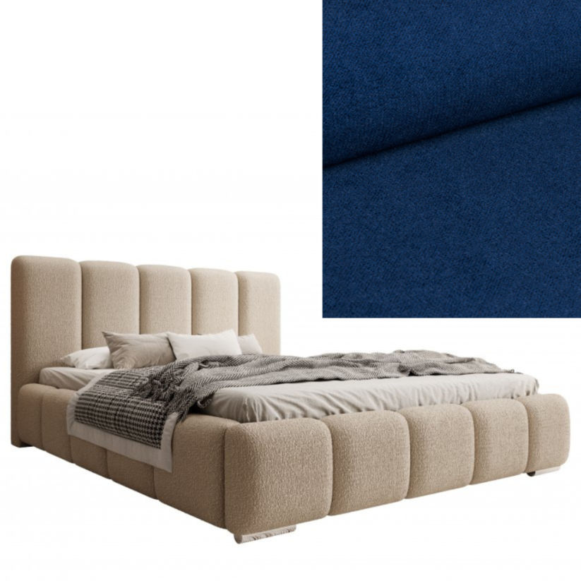 Čalouněná postel BASIC 140X200 výběr z barev - Výber poťahovej látky (MD): KRONOS_09