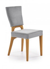 Jídelní židle WENANTY dub medový/šedá