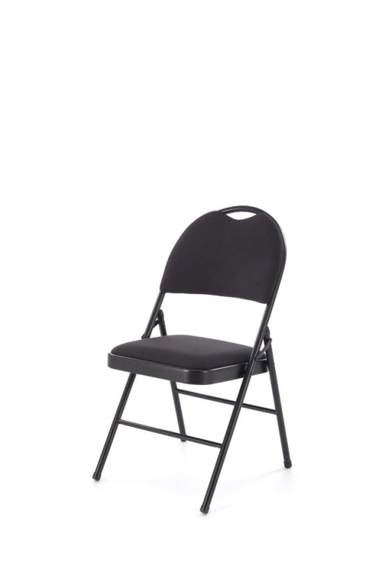 Skladacia stolička K566 čierna