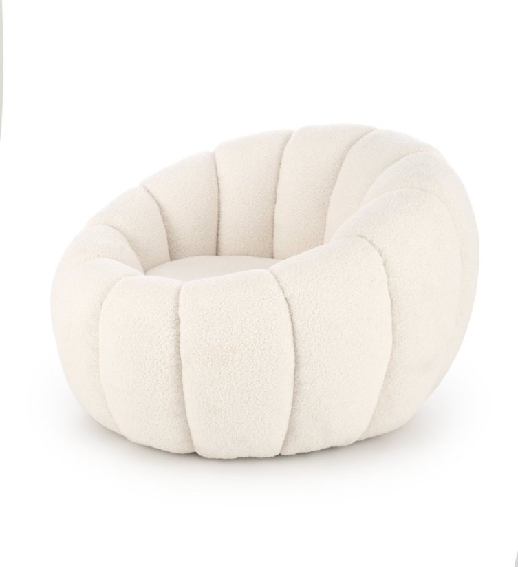 Odpočinkové křeslo GASPAR krémové