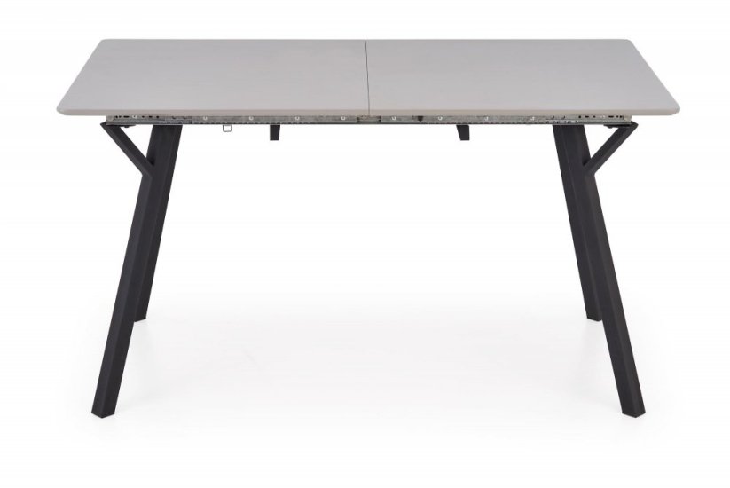 Rozkládací jídelní stůl BALROG 2 140(180)x80 světle šedý/černý