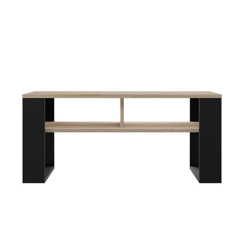 Konferenčný stolík Sava 2 dub sonoma/čierna