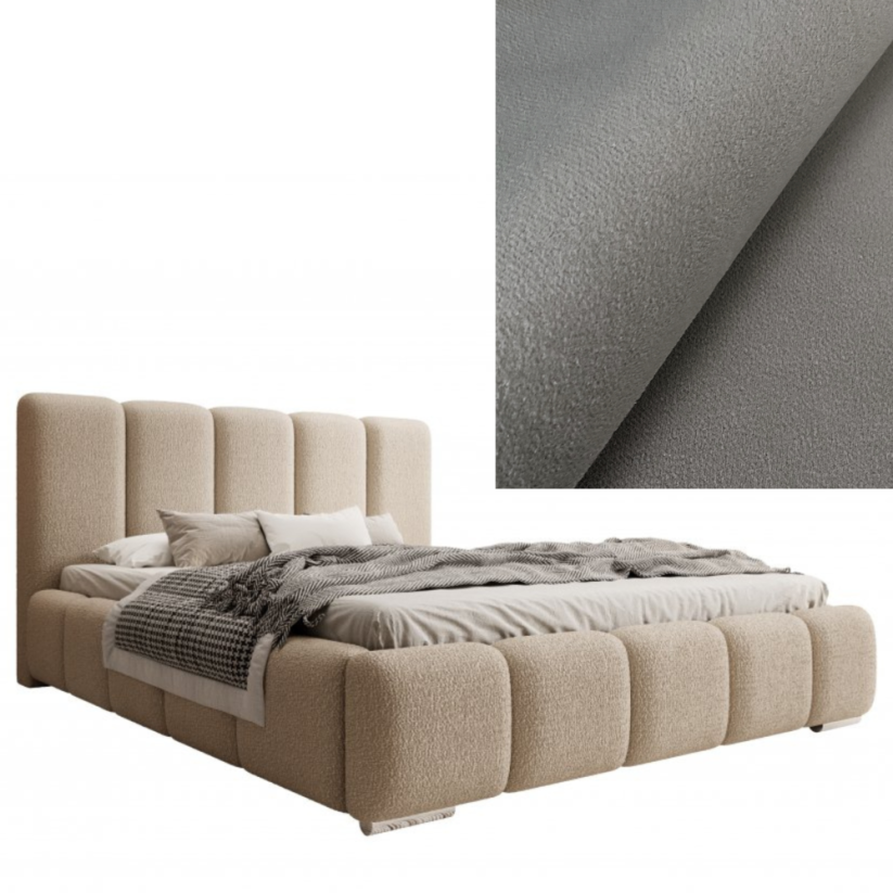 Čalouněná postel BASIC 180X200 výběr z barev - Výběr potahové látky (MD): MANILA_16