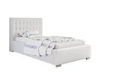 Čalouněná postel BED 2 90x200 bílá