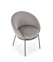Jedálenská stolička / kreslo K482 sivá