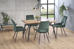 Rozkladací jedálenský stôl CAMBELL 140(180)x80 dub prírodný
