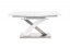 Rozkladací jedálenský stôl SANDOR 2 160(220)x90 biely