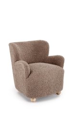 Čalúnené relaxačné kreslo CLAUDIO cappuccino