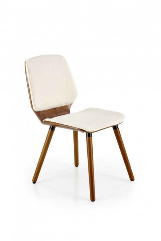 Jídelní židle K511 ořech/krémová