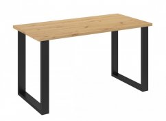 Jedálenský stôl PILGRIM čierna/artisan 138x67