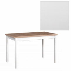 Rozkladací jedálenský stôl MAX biely 120 (160) x70 - posledný kus