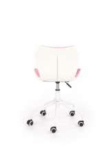 Dětská židle MATRIX 3 růžová/bílá