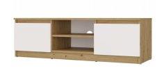 TV stolík Malvína 120 dub artisan/biela