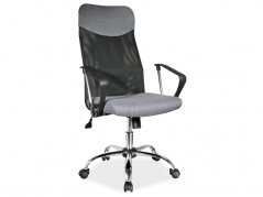 Kancelářská židle Q-025 šedá