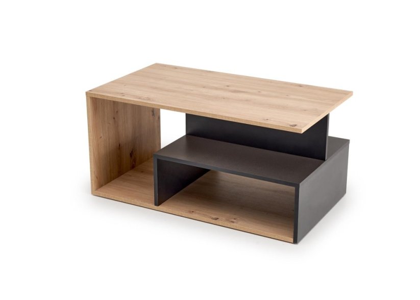 Konferenčný stolík IVA dub artisan/čierna