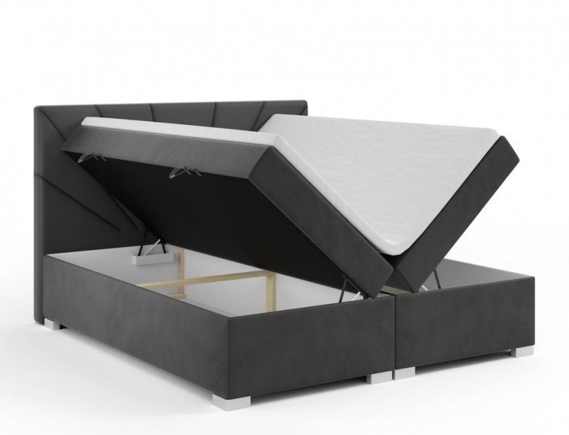 Kontinentálna Boxspring posteľ MENSA 120x200 výber z farieb