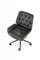 Kancelárska stolička GAVIN orech/čierna