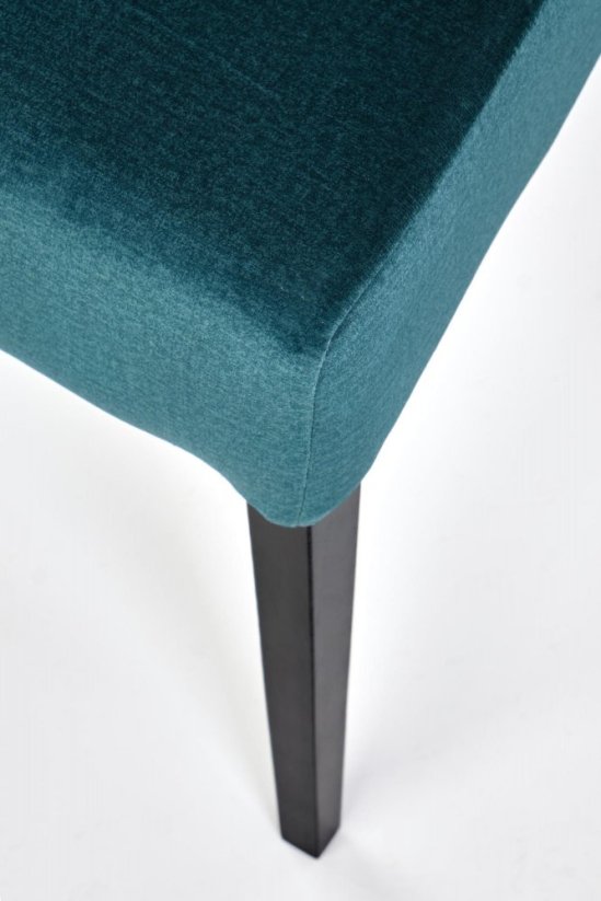 Jedálenská stolička CLARION 2 velvet tmavo zelená