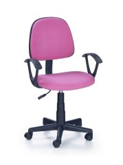 Dětská otočná židle DARIAN BIS růžová