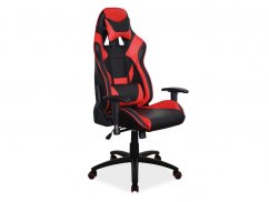 Herná stolička SUPRA čierna/červená