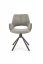 Otočná židle / křeslo K494 šedá/černá