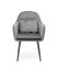 Jídelní židle / křeslo K464 šedá