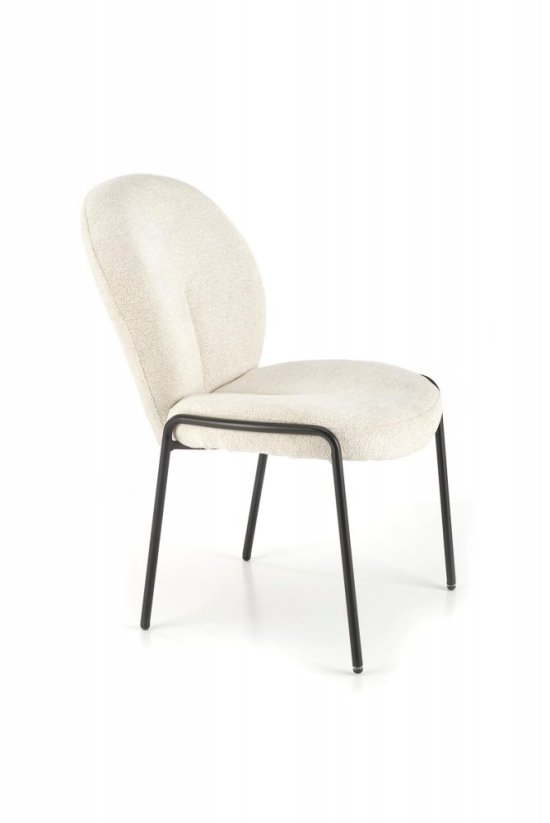Jedálenská stolička K507 krémová